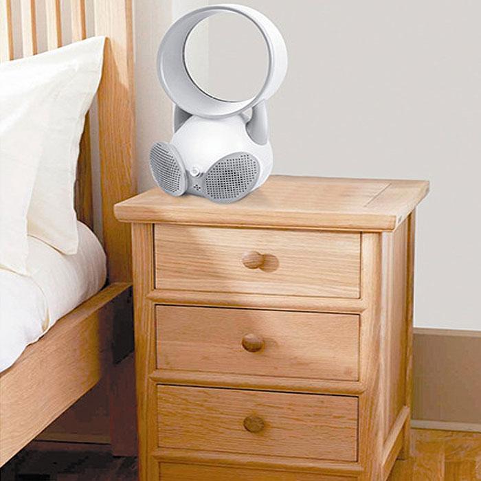 USB Powered Bladeless Fan and Speaker w/ Mic